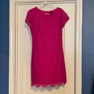 Pink short sleeve dress